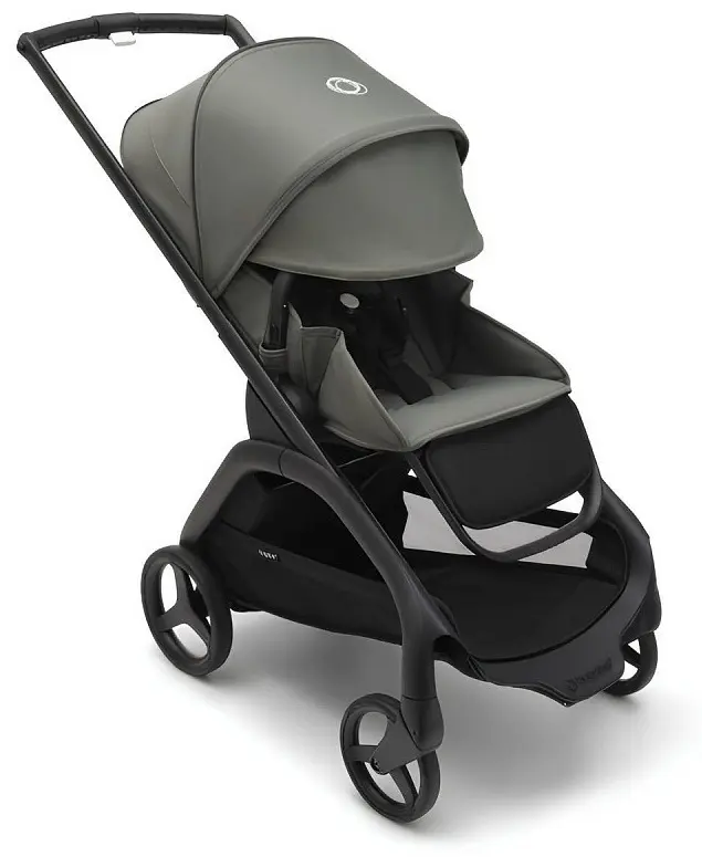 Коляска универсальная 2 в 1 Bugaboo Dragonfly, черный, зеленый