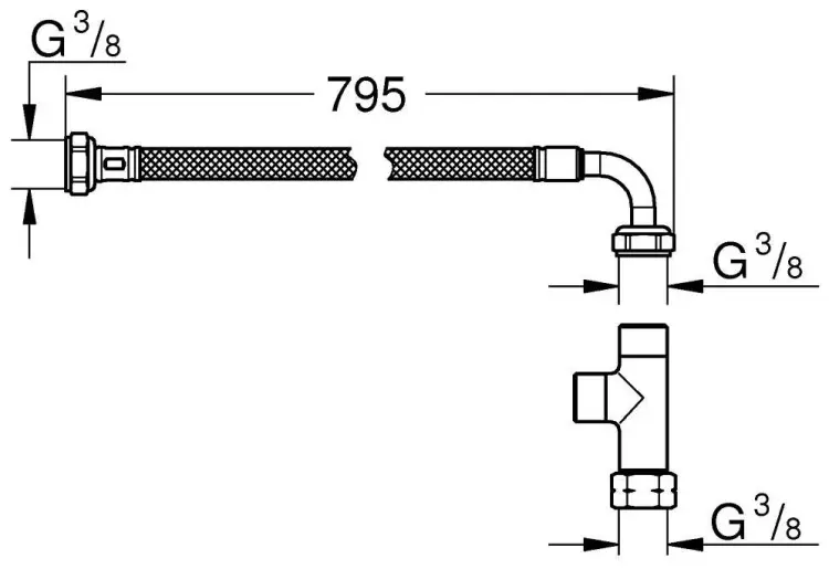 Grohe портативное биде 14074000, латунь купить,NaN