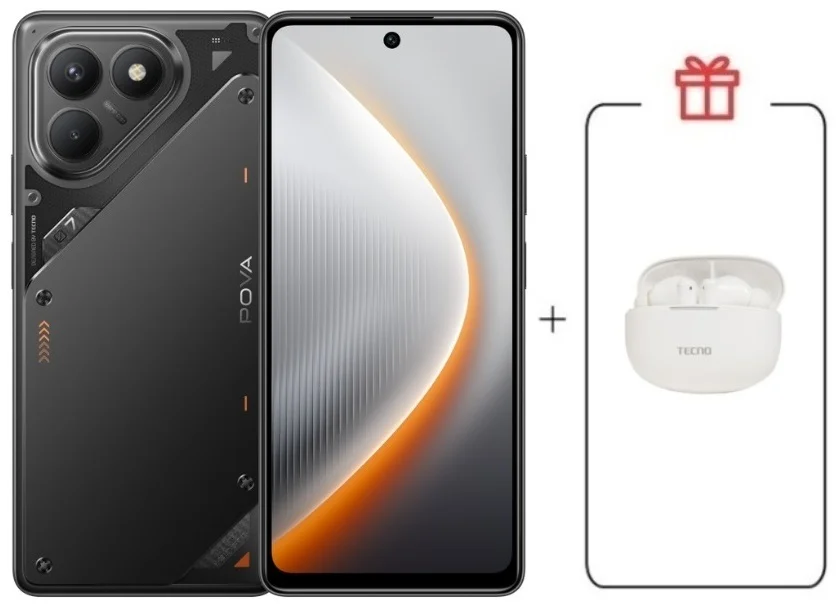 Смартфон Tecno Pova 7 Neo 8/128GB Geek Black + подарок купить,NaN