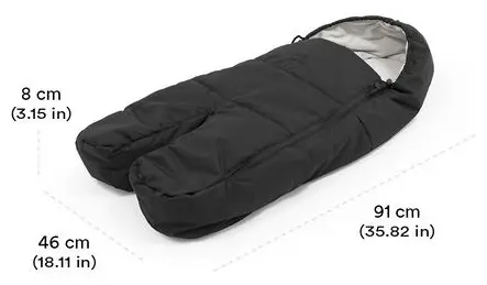 Конверт для коляски Stokke черный купить,90072