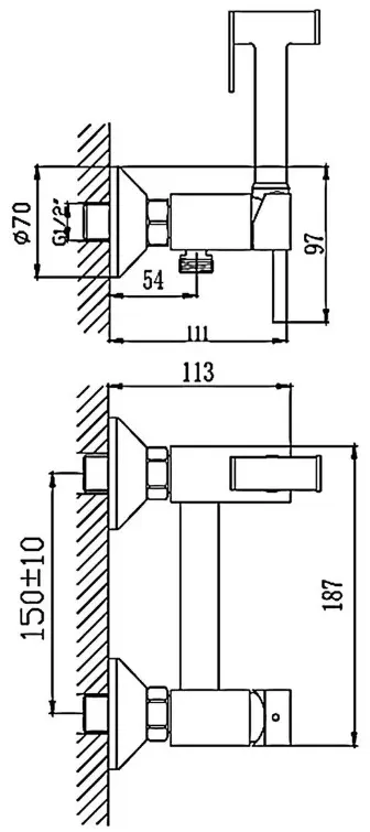 Haiba гигиенический душ HB5510 купить,NaN