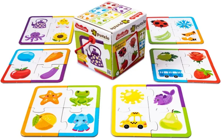 Пазлы MAXI «Собирай цвета» (24 элемента) Baby Toys купить,NaN