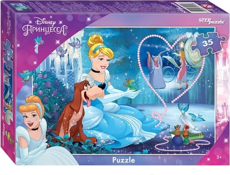 Step Puzzle Золушка - 3 91443 35 деталей купить,NaN