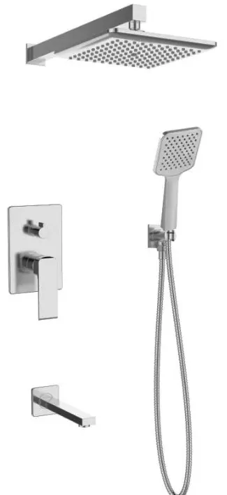 ESKO душевая стойка Squared Chrome 7in1 SQ купить,NaN