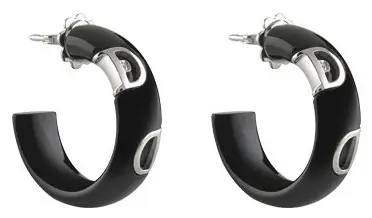 Серьги Damiani 20059340 вес 2.5 г золото, бриллиант, керамика купить,1402000