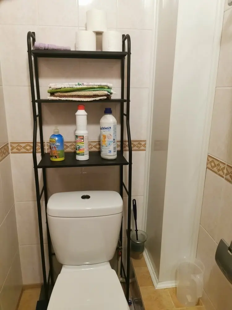 Стеллаж напольный Исток, 48x26x156 см, черный купить,NaN
