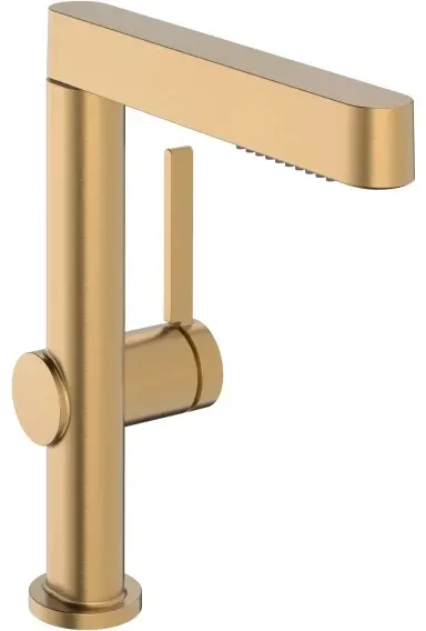 Смеситель Hansgrohe Finoris 76063140, латунь, цвет шлифованная бронза купить,456500