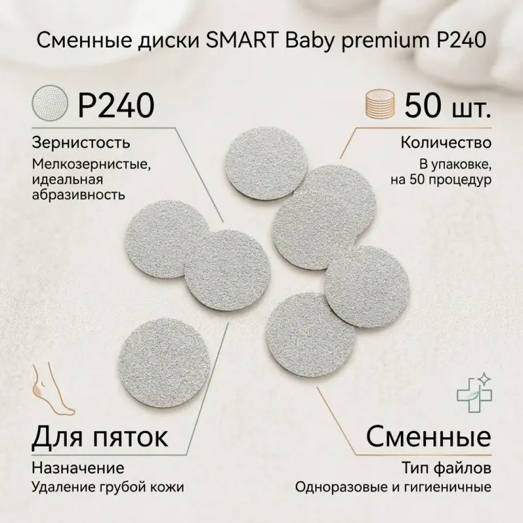 SMART master файл диск Baby premium P240 50 шт купить,NaN