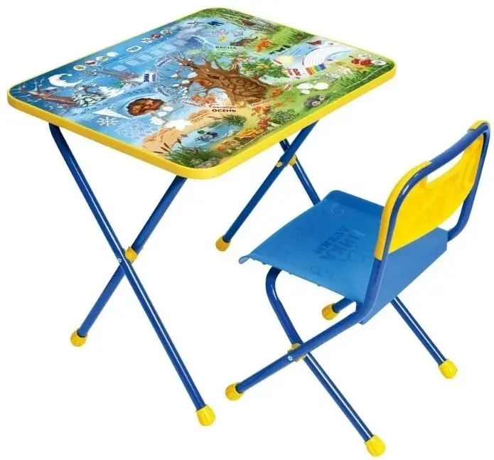 Стул Nika Познайка Хочу Все Знать, пластик, 59x57x45 см, Furniture*Color купить,NaN