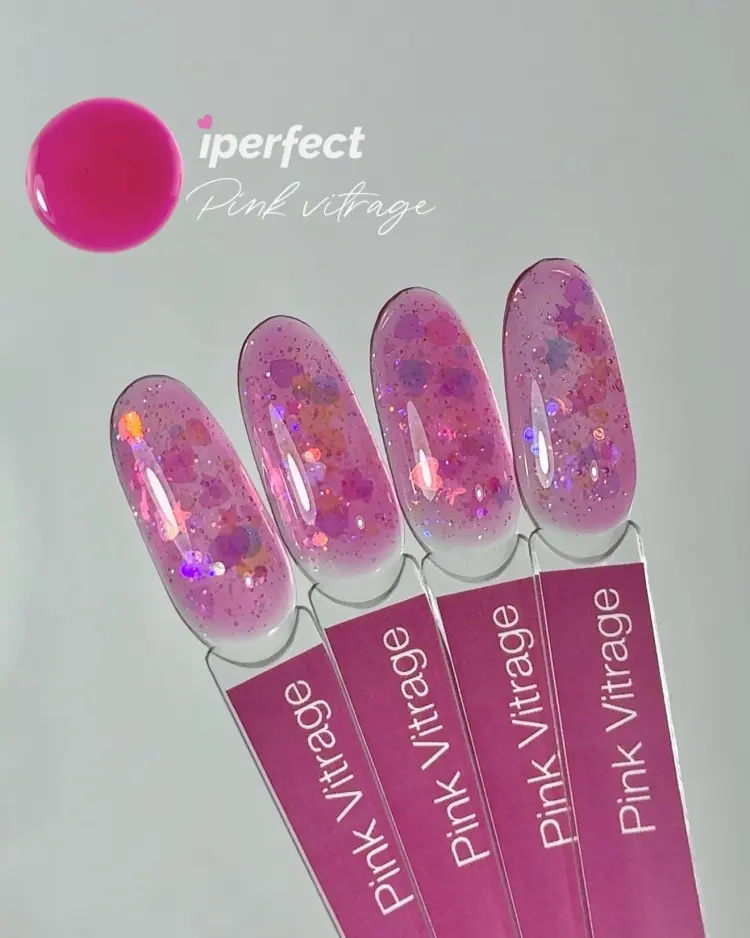 Iperfect гель-лак vitrage color Pink глянцевое 10 мл купить,NaN