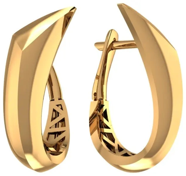 Серьги Санис 08-207085 вес 4.75 г золото, без вставок купить,323000