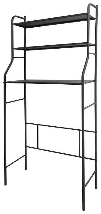 Стеллаж напольный Исток, 68x26x156 см, черный купить,NaN