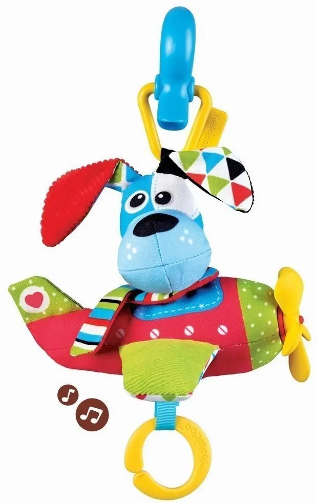 Игрушка-подвеска Yookidoo Щенок в самолете купить,NaN