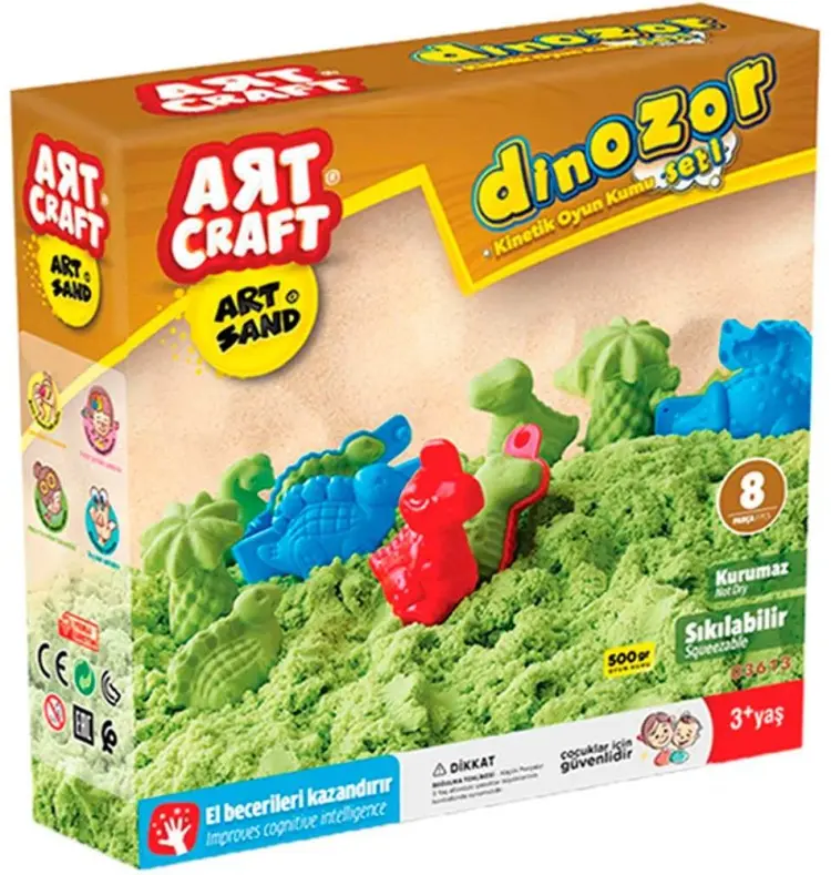 Кинетический песок Art Sand 6677 зеленый 0.5 кг купить,NaN