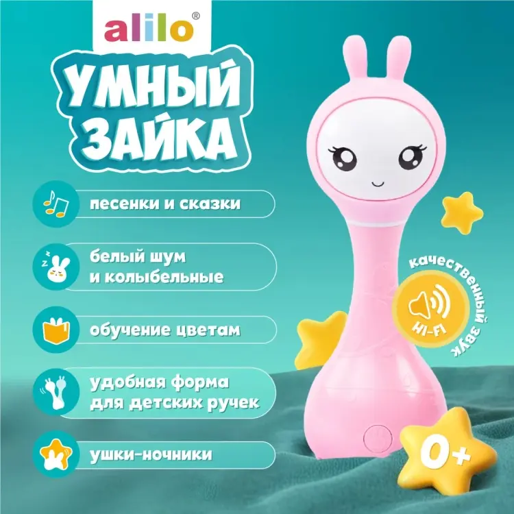 Интерактивная игрушка Alilo Умный зайка R1 купить,NaN