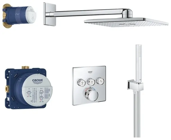Grohe душевой набор (гарнитур) Grohtherm SmartControl 34706000 купить,NaN