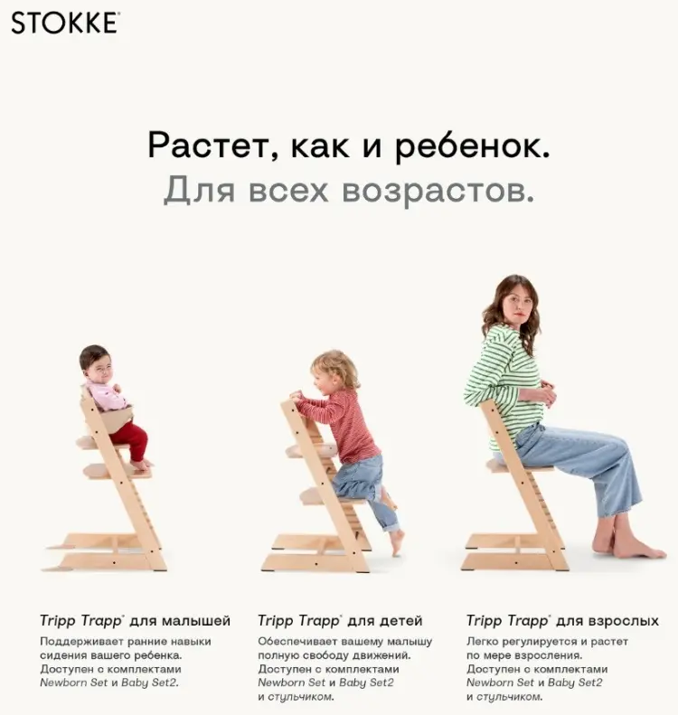 Стульчик классический Stokke Tripp Trapp Glacier Green 101135 зеленый
