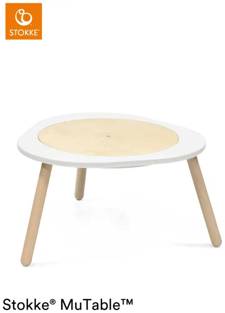 Stokke 627001 детский стол, 82x87x49 см, белый, бежевый купить,NaN