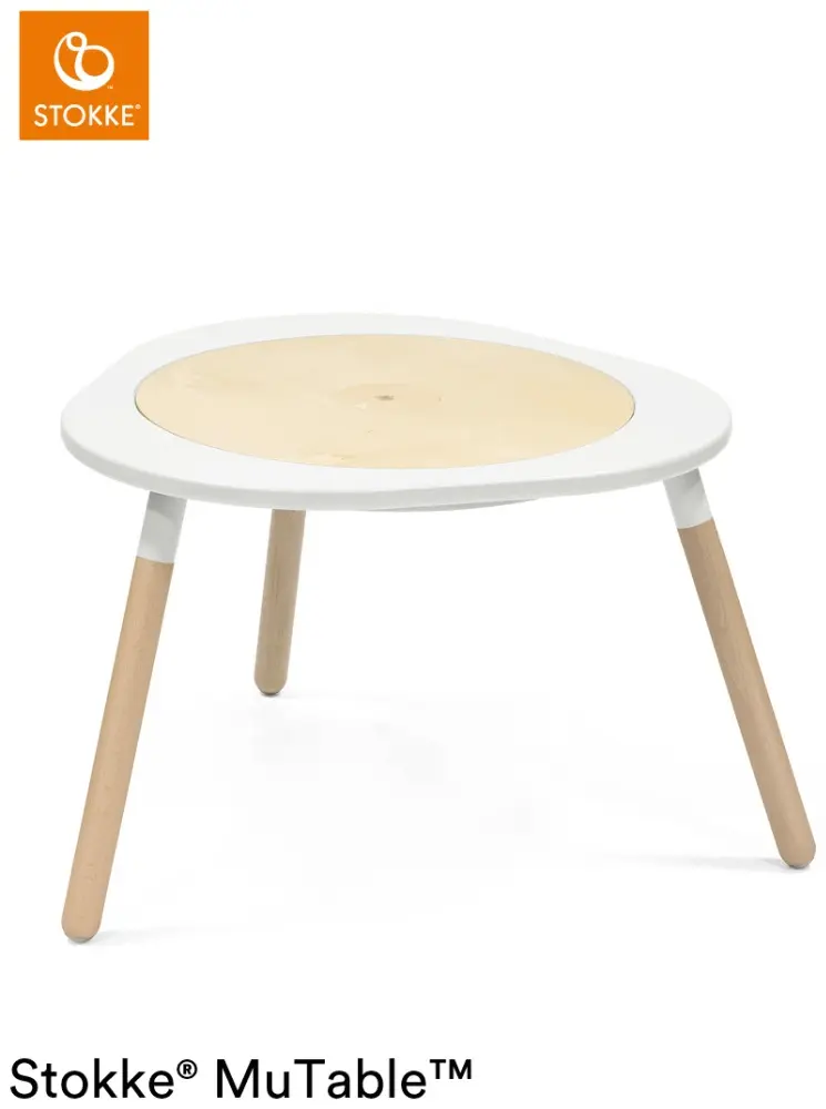 Stokke 627001 детский стол, 82x87x49 см, белый, бежевый купить,NaN