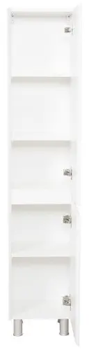 Шкаф напольный AQUARODOS P-AKCENT-R-WHITE-GLOSS, 36x31x165 см, белый купить,NaN