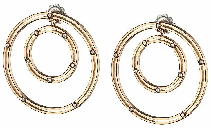 Серьги Damiani 20086879 вес 14.58 г золото, бриллиант купить,2675000