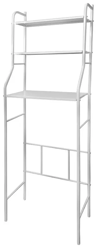 Этажерка Исток СВУ01 , металл, 45x45x160 см, белый купить,NaN