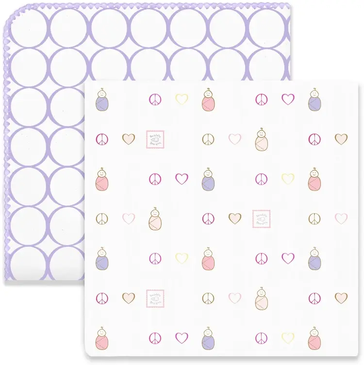 Пеленка текстильная Swaddle Designs SwaddleDuo SD-187L, 2 шт, 118x118 см купить,NaN