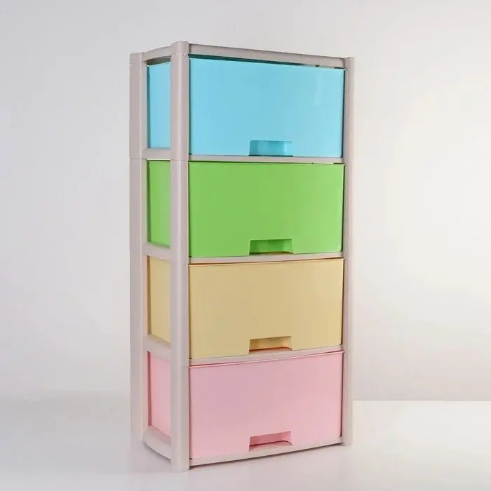 Детский комод Альтернатива М7838 Колорит, 49x30x95 см, мультиколор купить,NaN