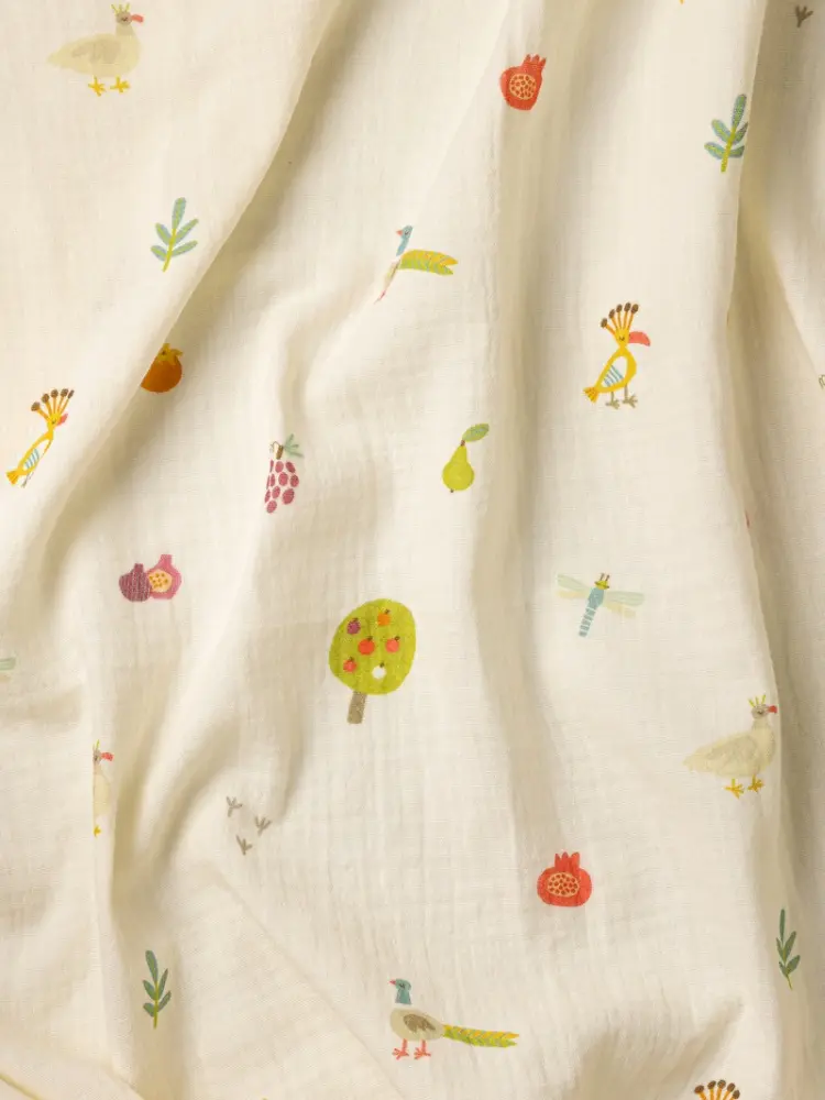 Пеленка текстильная BUBA KIDS Сады Кавказа, 1 шт, 115x115 см купить,NaN