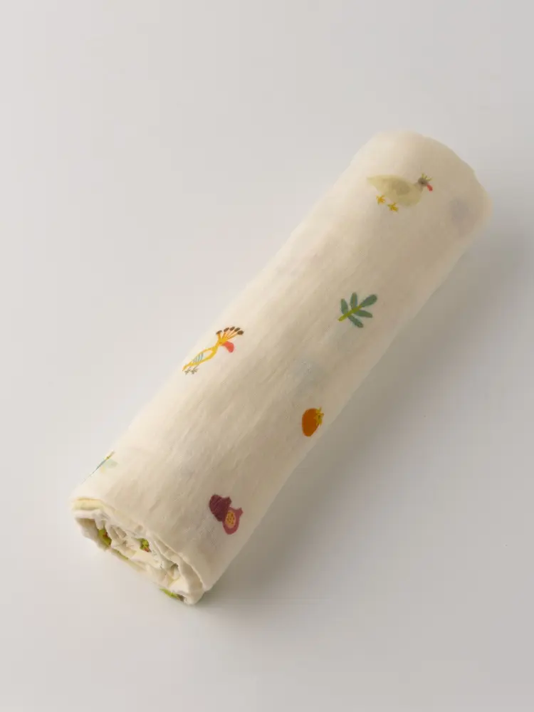 Пеленка текстильная BUBA KIDS Сады Кавказа, 1 шт, 115x115 см купить,NaN
