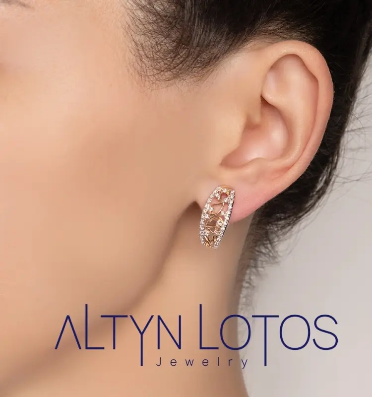 Серьги КРИСТАЛЛ NB47900226773 вес 5.79 г золото, фианит купить,393720
