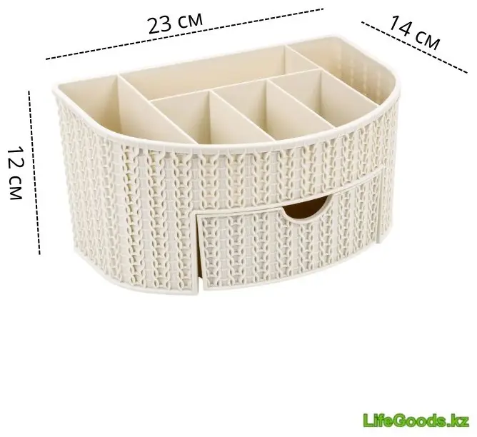 Стеллаж напольный LifeGoods.kz LG46747, 33x32x86 см, белый купить,NaN