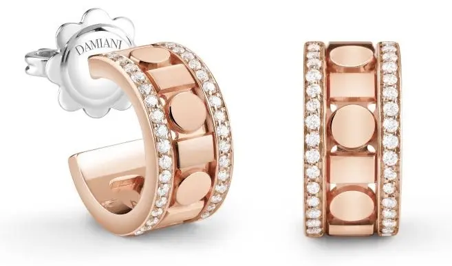 Серьги Damiani 20093333 вес 6.1 г золото, бриллиант купить,2930000