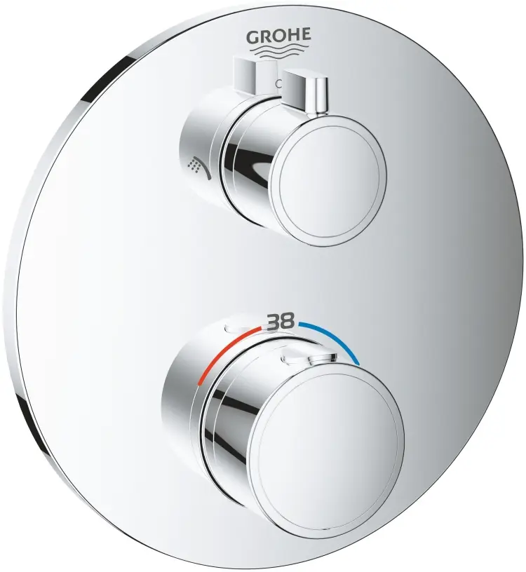 Grohe верхняя монтажная панель для душа 24076000 купить,NaN