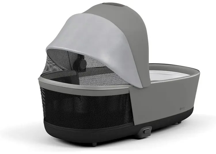 Коляска универсальная 2 в 1 Cybex Priam IV Mirage Grey на раме Chrome Brown, серый купить,NaN