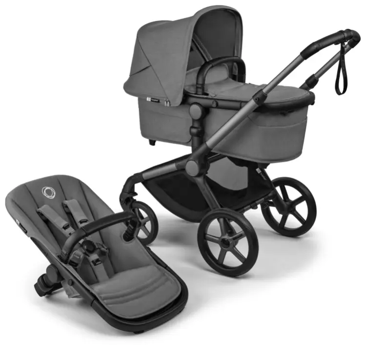 Коляска универсальная 2 в 1 Bugaboo 100051133, серый купить,NaN