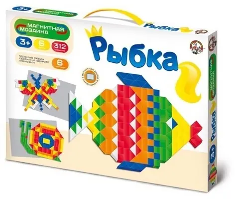 Мозаика Десятое Королевство Рыбка магнитная 312 шт купить,NaN