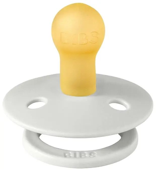 Пустышка BIBS Colour Latex Haze 0+, 1 шт, серый