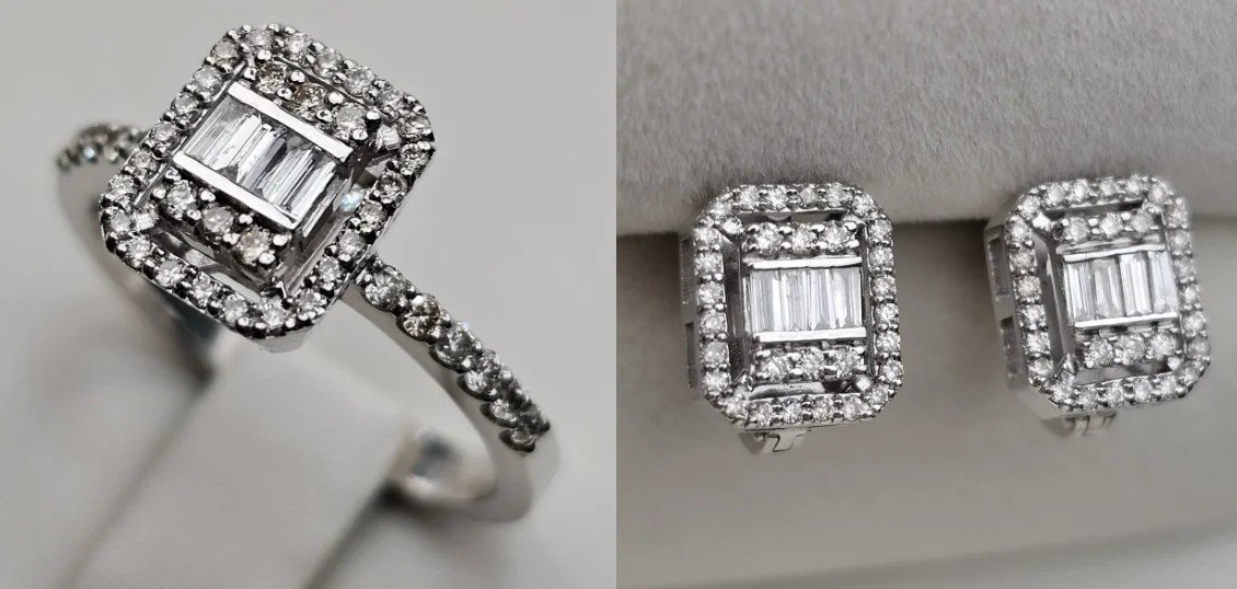 Комплект Deimantas 112108095 17р 0,57ct 1,11ct. купить,NaN