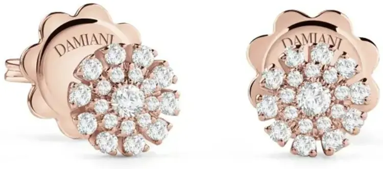 Серьги Damiani 20084674 вес 2.6 г золото, бриллиант купить,NaN
