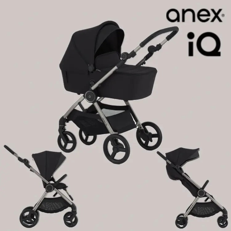 Коляска трансформер Anex IQ Premium Darke, черный