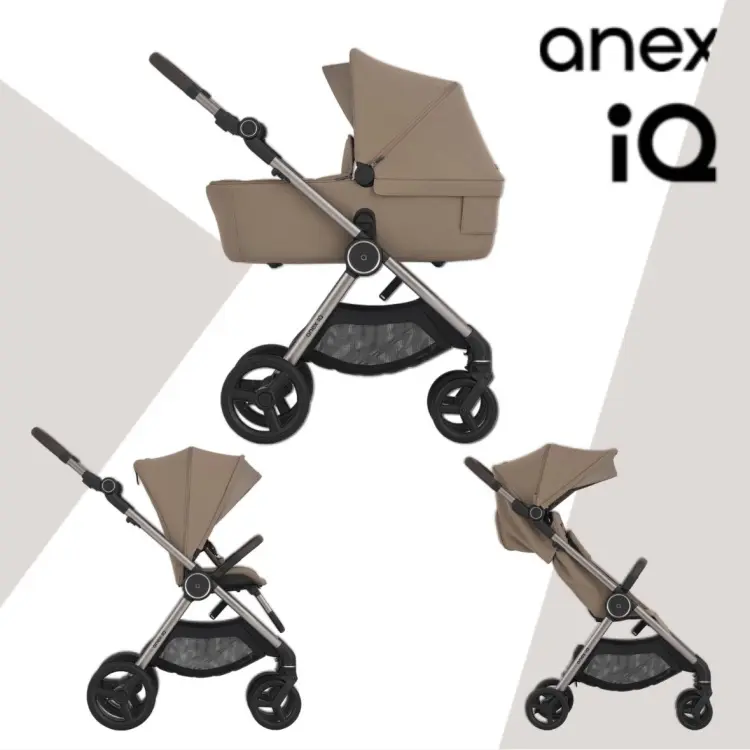 Коляска трансформер Anex IQ Premium Buff, бежевый