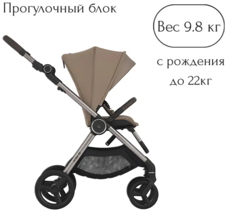 Коляска трансформер Anex IQ Premium Buff, бежевый