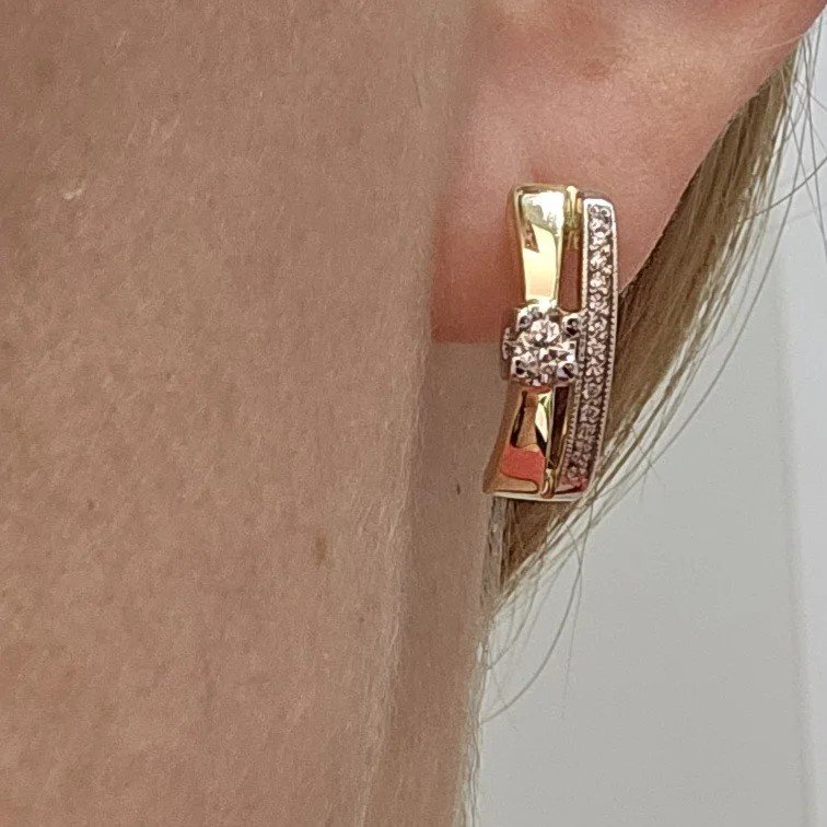 Серьги Deimantas 112358870 5,23гр 0,31ct. купить,NaN