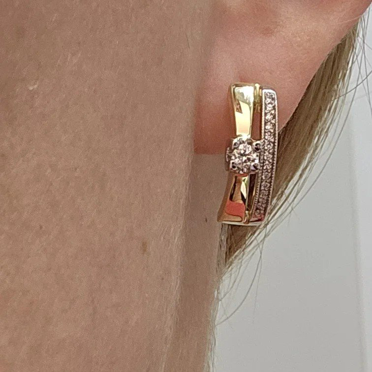 Серьги Deimantas 112358870 5,23гр 0,31ct. купить,NaN