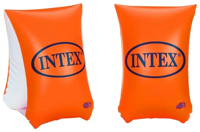 Нарукавники для детей Intex кол-во мест: 2, белый, оранжевый купить,NaN
