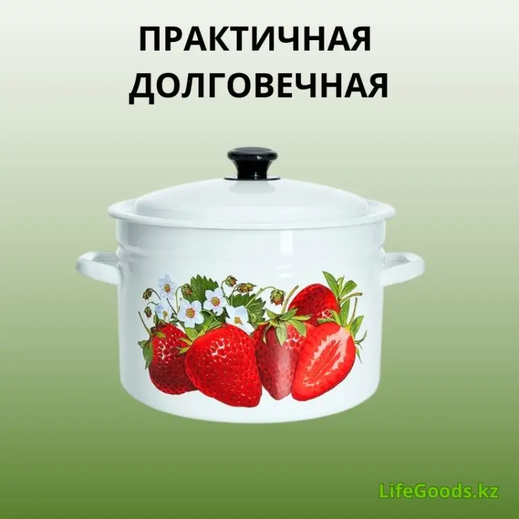 Кастрюля 5 л, LifeGoods.kz LG56152 нержавеющая сталь купить,NaN