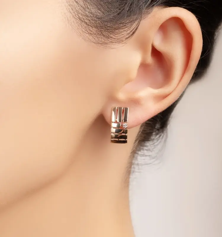 Серьги Династия 012282-1102 вес 2.71 г золото, фианит купить,184280