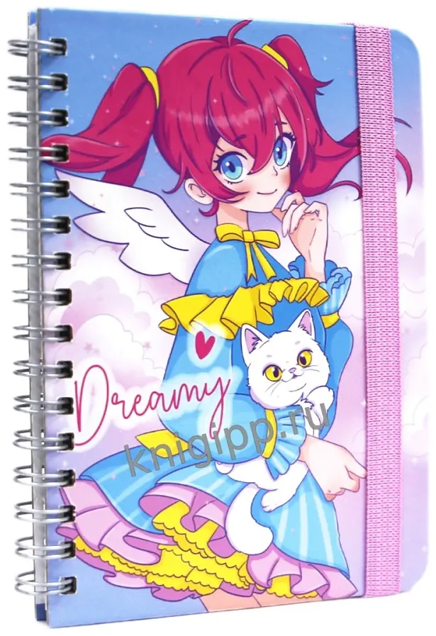 Блокнот Проф-Пресс MyArt. БЛОКНОТ в клетку Ангелы в облаках. Dreamy, A6, 48 л, мультиколор купить,NaN