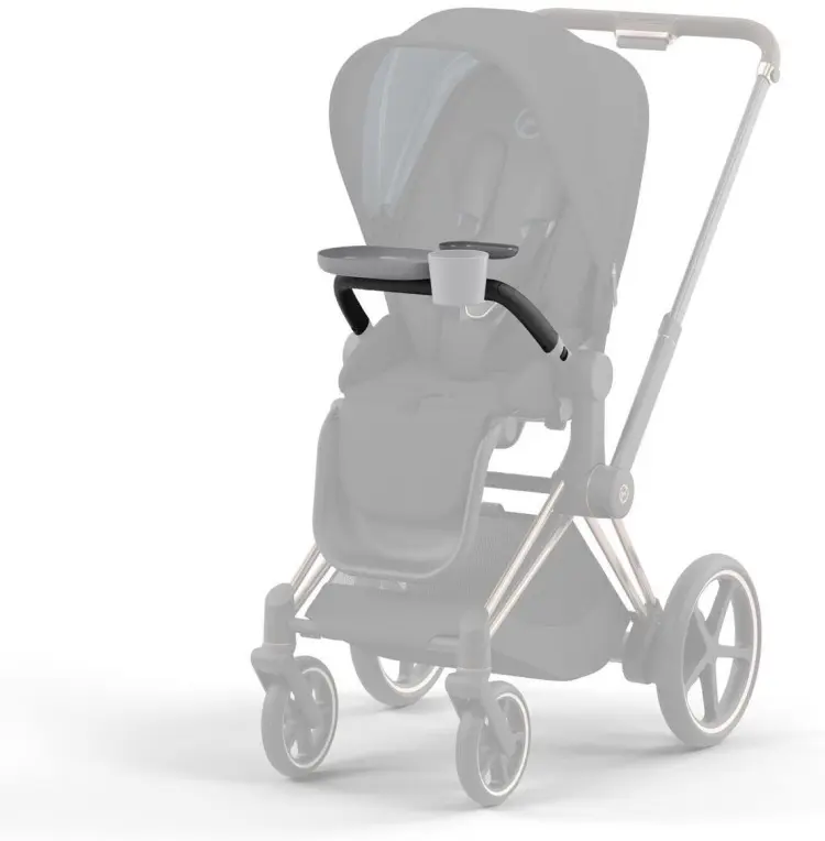 Съемный столик для коляски Cybex черный, белый